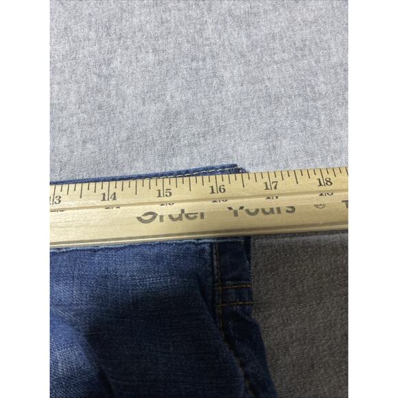 Levis 527 Jeans Mens Tag 33x30 Actual 33x29 Blue Bootcut Slim Western Dark - Picture 11 of 13